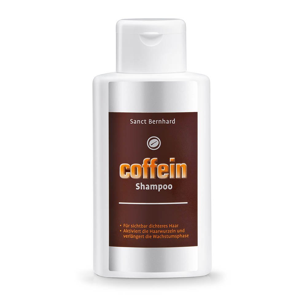 Sanct Bernhard Coffein Shampoo mit Zink, D-Panthenol, Jojobaöl, Betain & Weizenprotein 250 ml