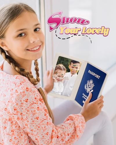 Kids Cute Passport Holder Set