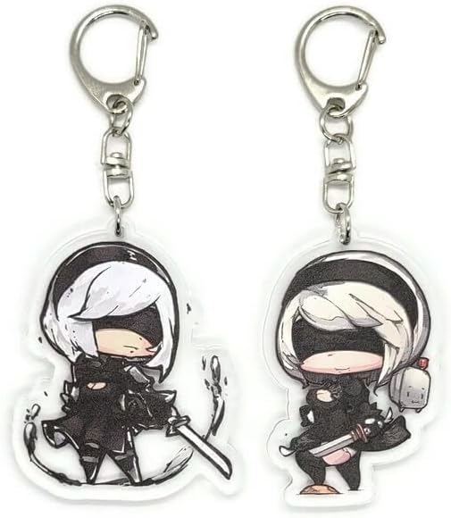 EBTY DREAMS Inc. - Set of 2 Nier Acrylic Keychain YoRHa (No. 2, 2B)