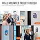 Durable iPad/Tablet Wandhalterung (für Tablets 7-13 Zoll, 360° drehbar mit Diebstahlsicherung) silber/anthrazit, 893323
