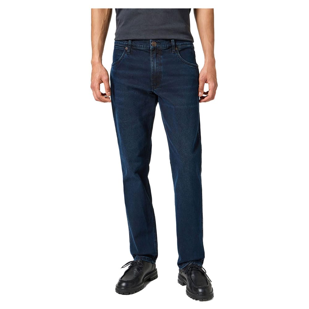WRANGLER - Jeans Herren - Regular Straight Fit - Greensboro - Indigo Noir