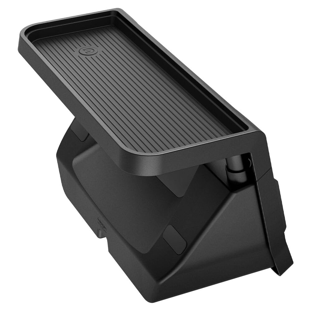 Spigen Tesla Model Y (~2024) und Model 3 (2021-2023) Aufbewahrungsbox unter dem Bildschirm Tablet Organizer Box Tablet Halterung Aufbewahrung entworfen für Tesla Model Y und 3 Zubehör