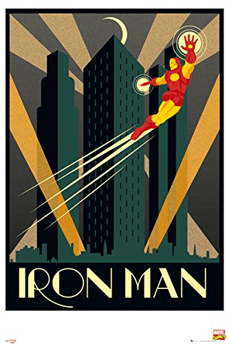 Iron Man – Iron Man Retro – 61 x 91,5 cm Póster/póster