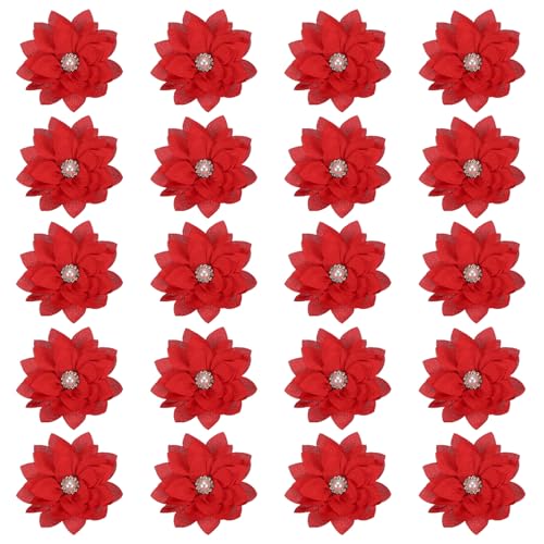 Fleurs en tissu pour broche et loisirs créatifs pour customiser vos vêtements