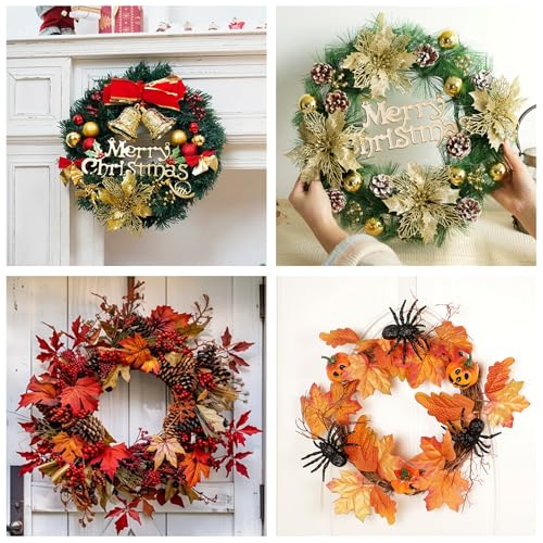 image for YPRNM Wire Wreath Frame, 3 Pack 12