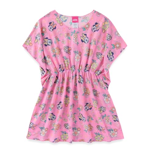 Disney Princess Cinderella Belle Ariel Jasmine Moana Minnie Mouse Girls Swim Cover-Up for Toddler and Big Kids