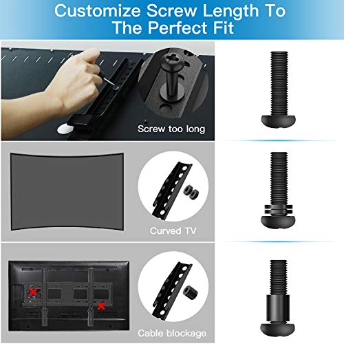 image for PERLESMITH Universal TV Hardware Kit Includes M4 M5 M6 M8 TV Screws Wa