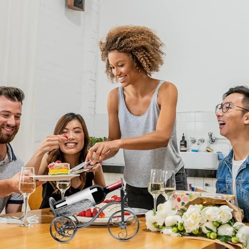Support à vin en métal gain de place pour cuisine encombrée