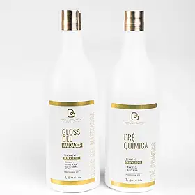 Kit Progressivo Matizador Para Cabelos loiros e Shampoo 1L Com Colágeno e Açaí | Bell Nutry