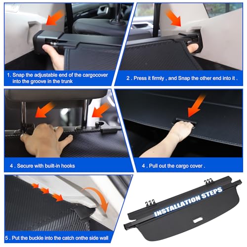 image for Fannyc Cargo Cover Fit for Volkswagen VW Tiguan 2018-2024 Accessories,