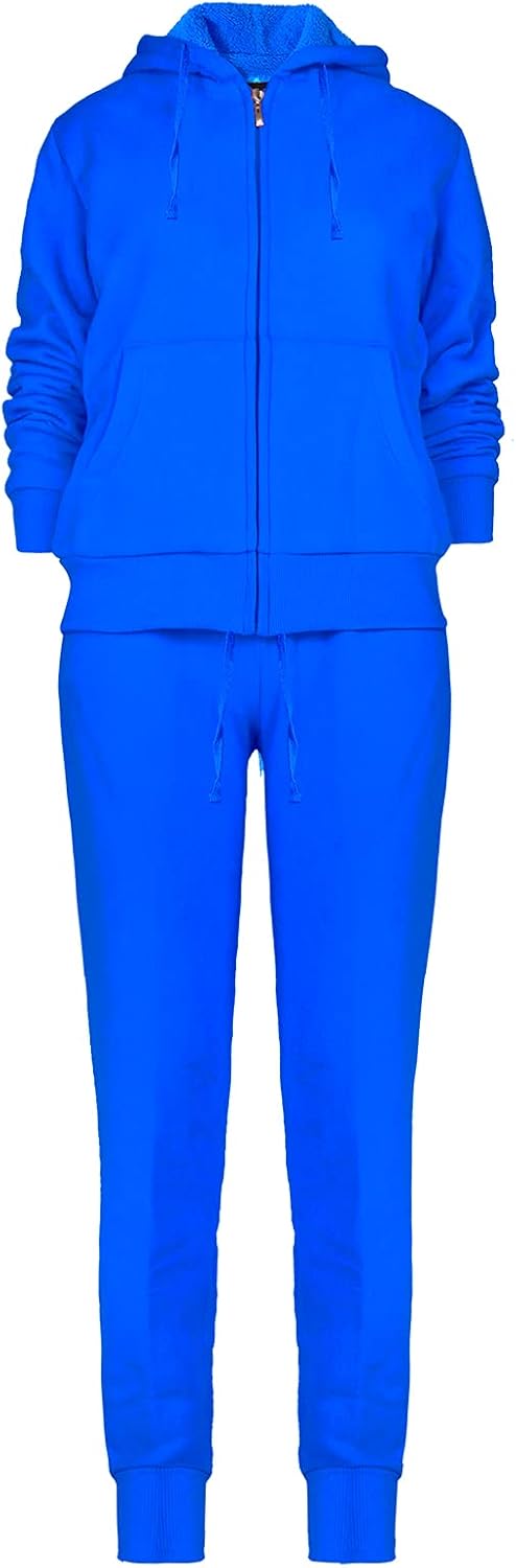 Gary Com 2 PCS Outfits Women's Fleece Sherpa Lined Sweatsuits Long Sleeve Hoodie and Sweat Pants Winter Warm Tracksuit Set - Image 6