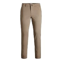 JACK & JONES Jjimarco Jjbowie Sa Beige Noos Jr, Pantaloni