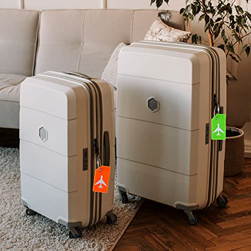 8 Pack Silicone Luggage Tag Baggage Handbag School Bag Suitcase Instrument Tag Label By Gostwo (01 Mixed Colors) #TOP1