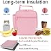 GYEUKHAM Lunch Box for Kids Boys Girls Men Women, Insulated Small Soft Cooler Lunch Bag Kit for School Work Picnic Travel - Reusable Portable lunchbox, Pink