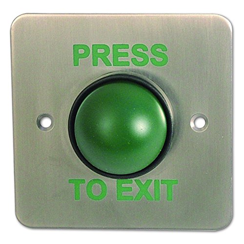 Image of Asec Button Ebgb-02 Exit Green Dome