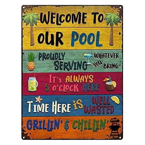 Welcome to Our Patio Outdoor Sign Cover