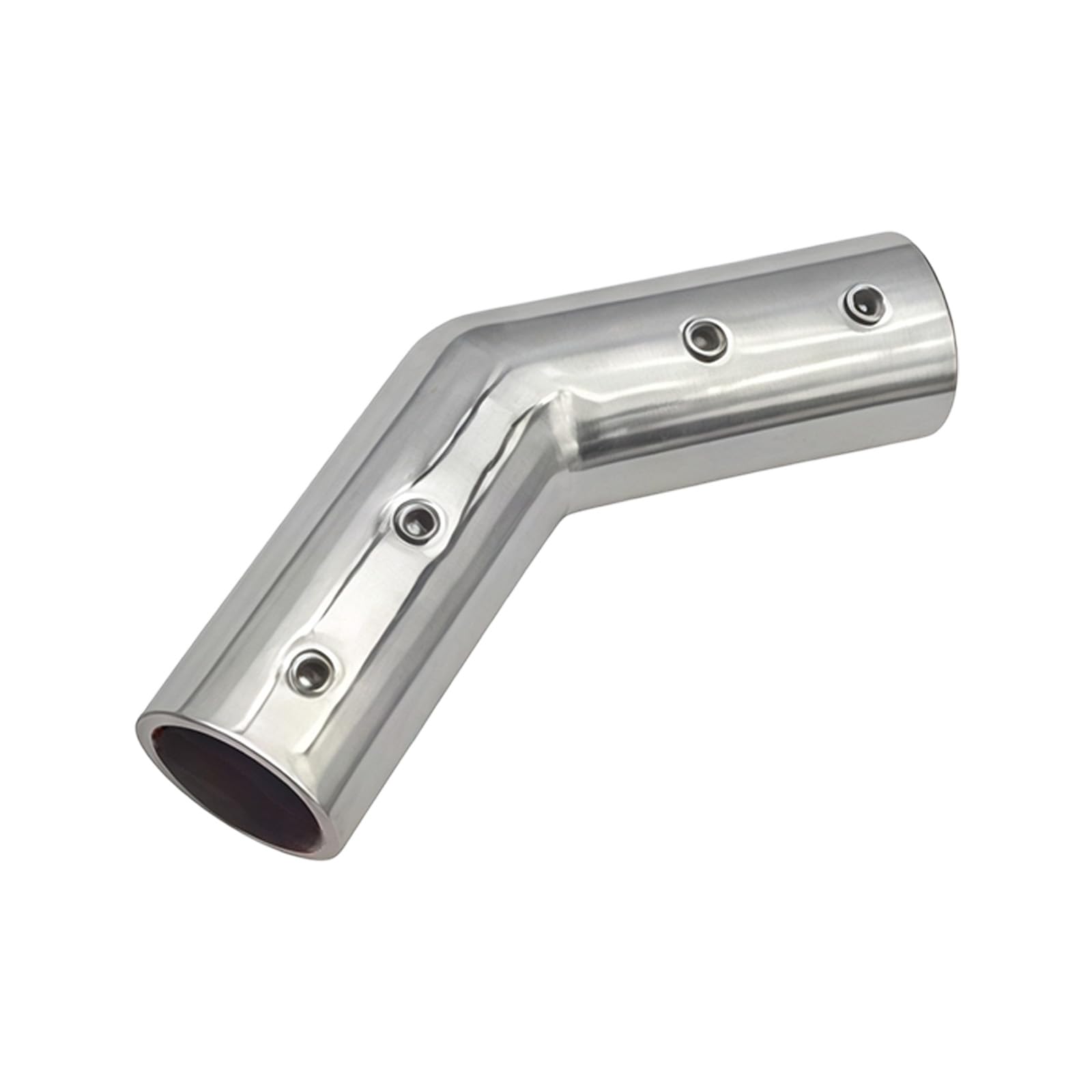 22mm / 25mm Stainless Tube Connector Bent Joint Hardware for Marine Handholds Boat Decks and Outdoor Barrier Repair Work Stainless Hardware Outdoor Tube Joint