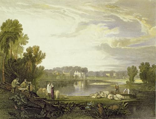 Affiche impression d'art Turner Villa Twickenham tableau toile décoration murale
