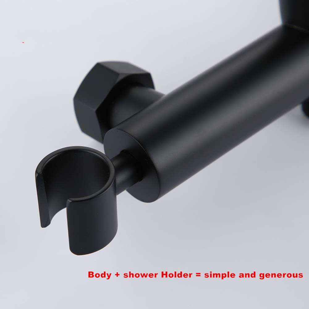 Noir Bidet Pulvérisateur Laiton Kit de Pulvérisation de Toilette Montage Mural Ensemble de Robinet Vaporisateur Hygiénique Parfait pour Hygiène Personnelle