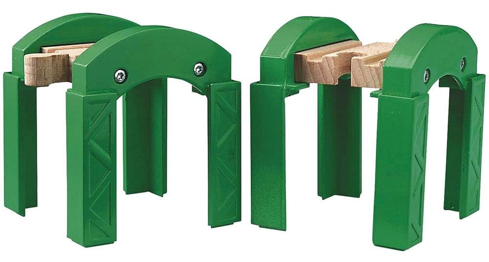 BRIO World Train Track Stacking Supports for Kids Age 3 Years Up - Compatible with all BRIO Railway Train Sets & Accessories