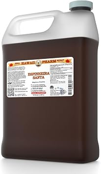 Hawaii Pharm LLC Espinheira Santa, Cancerosa Maytenus Ilicifolia Tincture Dried Leaf Liquid Extract, Espinheira Santa, Herbal Supplement 64 oz