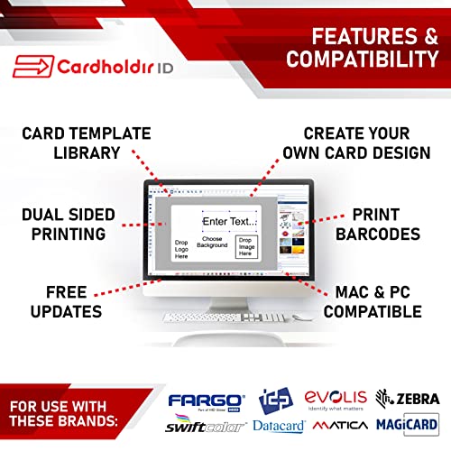 Cardholdir ID Software by Easy Badges- PC & MAC ID Card Design Printer Software - Beginner Edition – vue 5