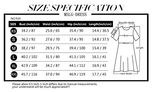 Floral Lace Dresses for Women Petite Summer Casual to Wear to a Wedding Elegant V-Back Bridal Shower Cocktail Dress 910 (M, White) - Thumbnail 5