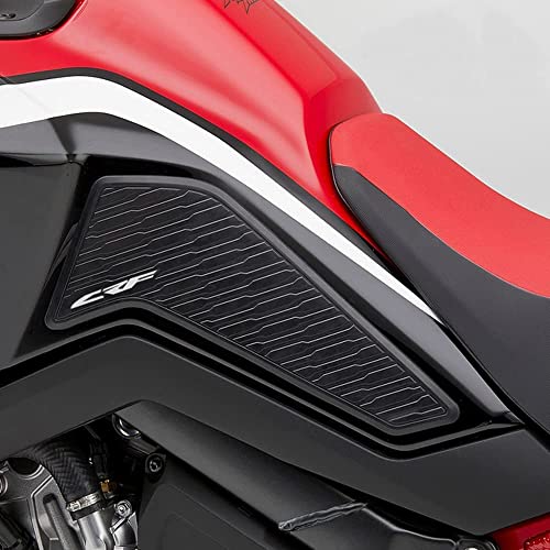 Motorcycle Gas Tank Protectors For Crf1100L, Non-Slip Fuel Tank Sticker, Waterproof Fuel Tank Side Traction Pad For Crf1100L Africa Twin 2020-2022 (Standard) #TOP5
