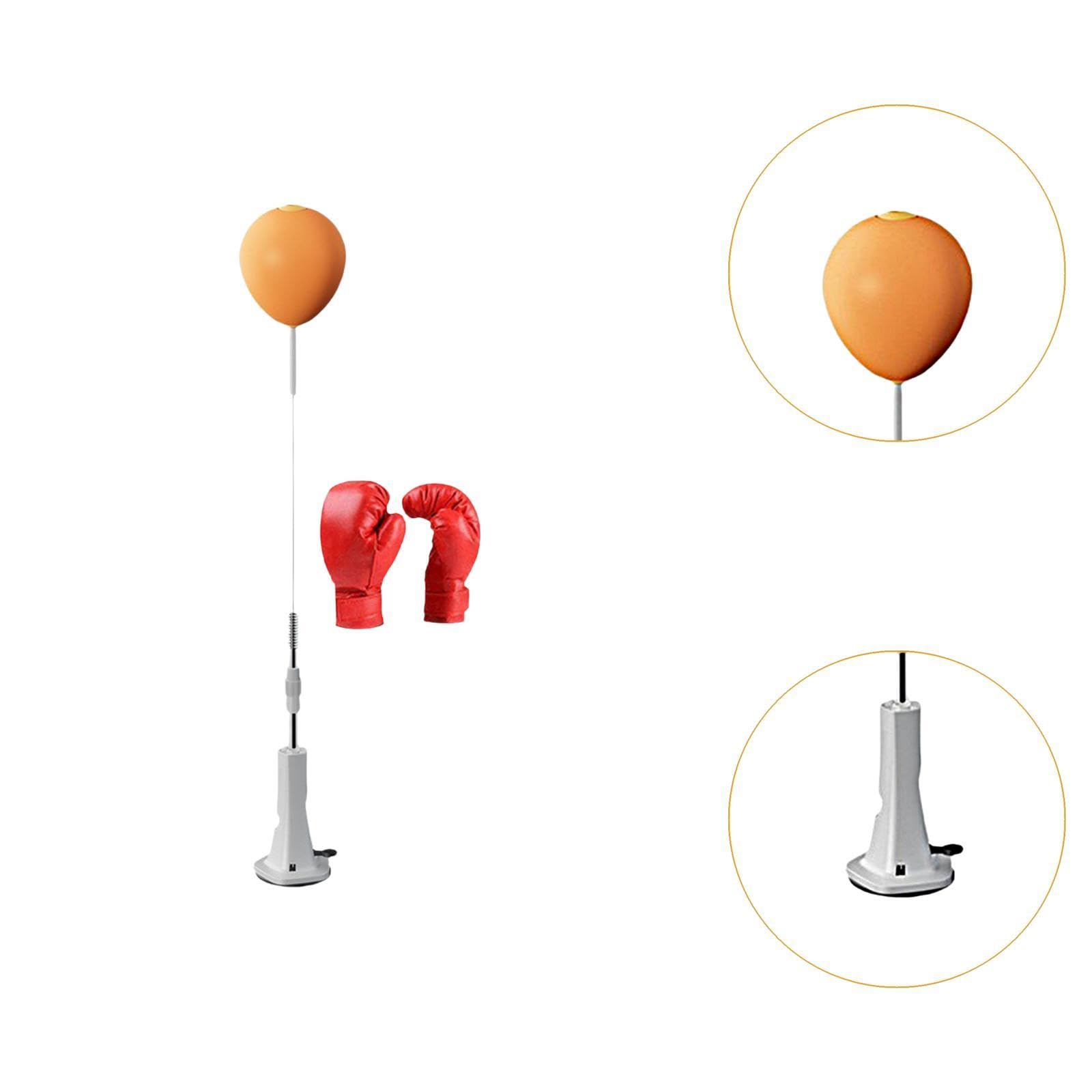 QSTDGVPW Boxing Reaction Ball Freestanding Punching Ball Boxing Speed Bag Boxing Gear for Home Gym, Style B