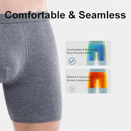 Octipa Men's Ultra-Absorbent Incontinence Boxer Briefs, Octipa Mens Incontinence Underwear, Cotton Comfortable Leak-Proof2