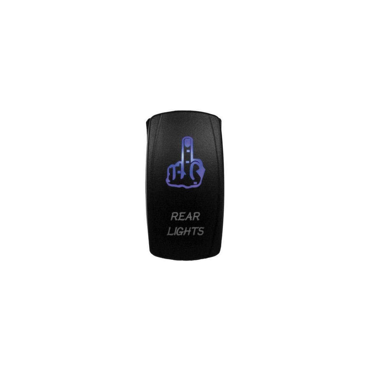 Dragonfire Racing LED Switch (Finger Rear Lights) (Blue)