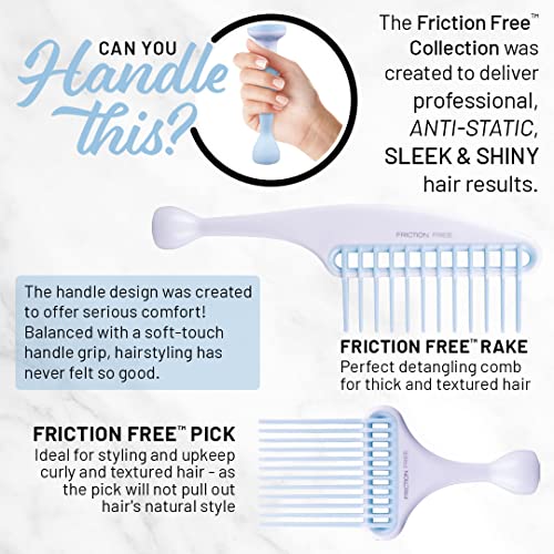 Cricket CR-CT-5511905 Friction Free Pick Comb For Detangling, Conditioning, Lifting, Fluffing, Curly, Thick, Medium, Long, All Hair Types thumb #2