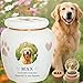 Custom Dog Urn,Pet Urn,Pet Urns for Dogs,Pet Cremation Urn,Dog Urns for Ashes,Pet Loss,Ceramic Box Urn | Handmade Custom Personalized （Large） Paw Ashes ≤120lb (not Bones)