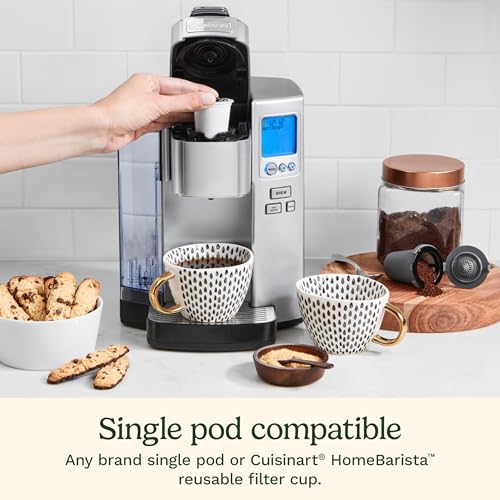 Cuisinart Coffee Maker, Single Serve 72-Ounce Reservoir Coffee Machine, Programmable Brewing & Hot Water Dispenser, Stainless Steel, SS-10P1,Silver by Cuisinart - Image 2