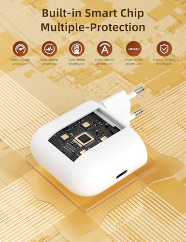 Bloc Prise et Cable Type C pour iPhone 16 et Pixel 10a, Solution Charge Rapide