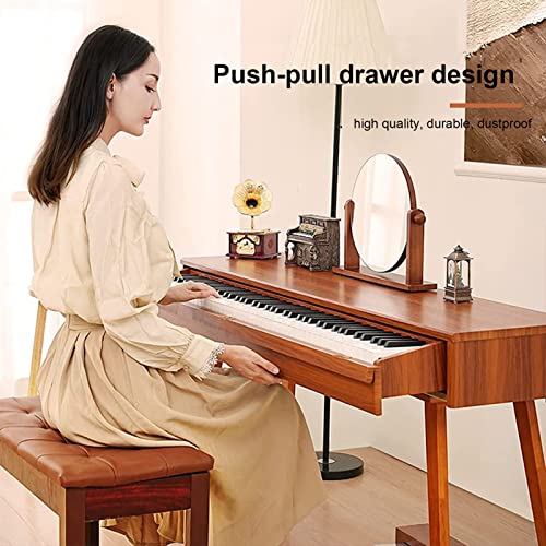 Piano numérique 88 touches pleine taille avec touches lestées clavier électrique clavier portable support de piano Bluetooth MIDI for débutants adultes enfants inclus support, triple pédale et taboure - Les Beatles, Paul McCartney, John Lennon, RIngo Starr, George Harrison Piano numérique 88 touches pleine taille avec touches lestées clavier électrique clavier portable support de piano Bluetooth MIDI for débutants adultes enfants inclus support, triple pédale et taboure – Image 3
