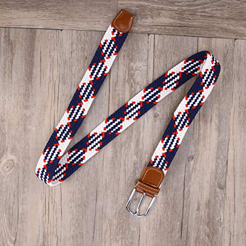 Vosarea Cinto de lona unissex com fivela de metal elástica (cores sortidas)