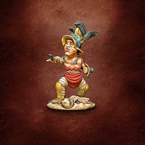 Figura de guerrero antiguo sin ensamblar 1:32 en resina miniatura 1