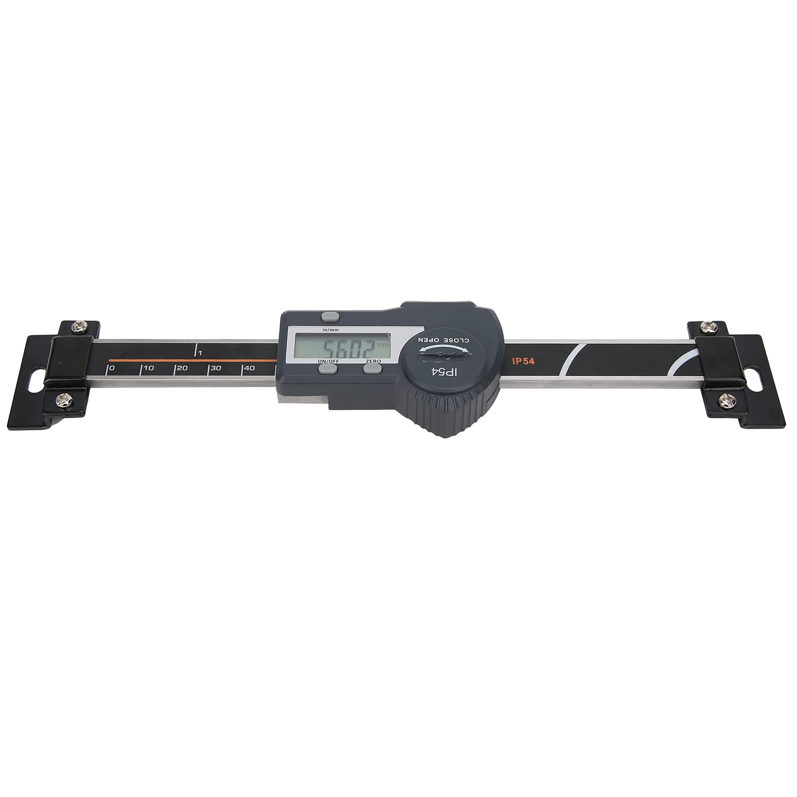 Calibrador Vernier digital Herramienta de medición de precisión de 0 a 100 mm con pantalla LCD y salida de datos remota para torno y fresadora Material de aleación de aluminio