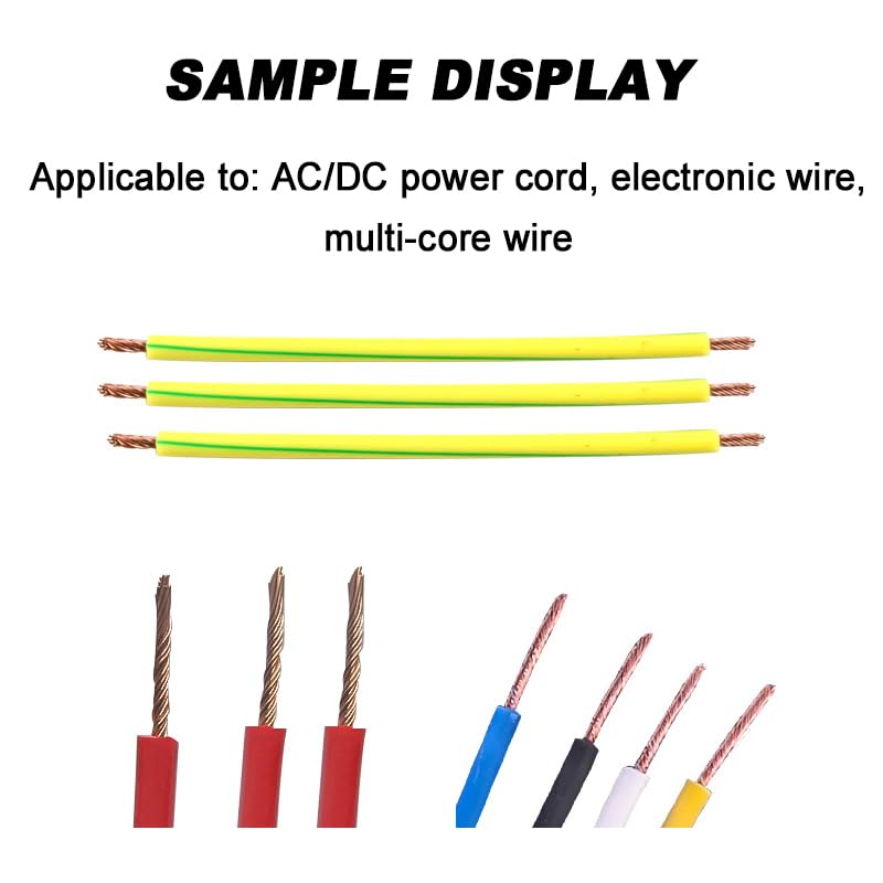 Elektryczna maszyna do skręcania drutu, półautomatyczna ściągaczka drutu, zakres przetwarzania 1-4 mm, długość ściągania 2-20 mm do zastosowań jedno- i wielożyłowych