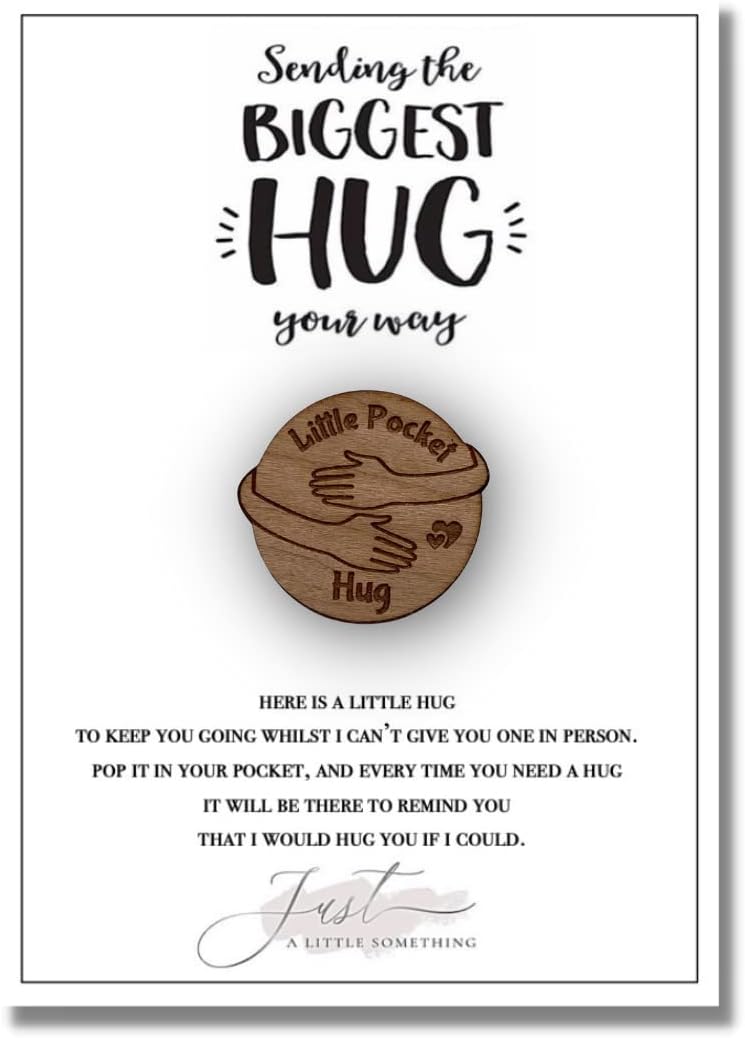 Pocket hug token Inspirational letterbox gift