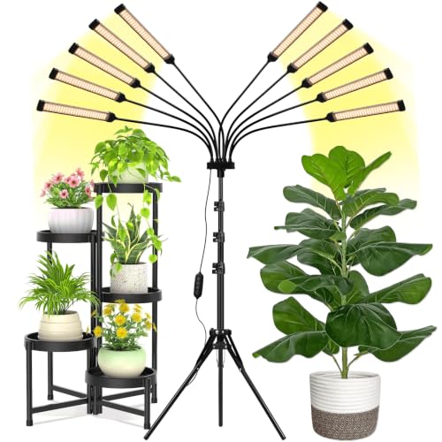 10 Heads Grow Lights for Indoor Plants Full...