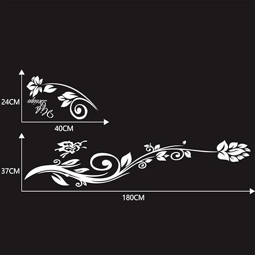 Miniatura 2 de Calcomanías universales para automóvil, calcomanías de vinilo para el lado del automóvil, calcomanías para capó del automóvil, calcomanías gráficas