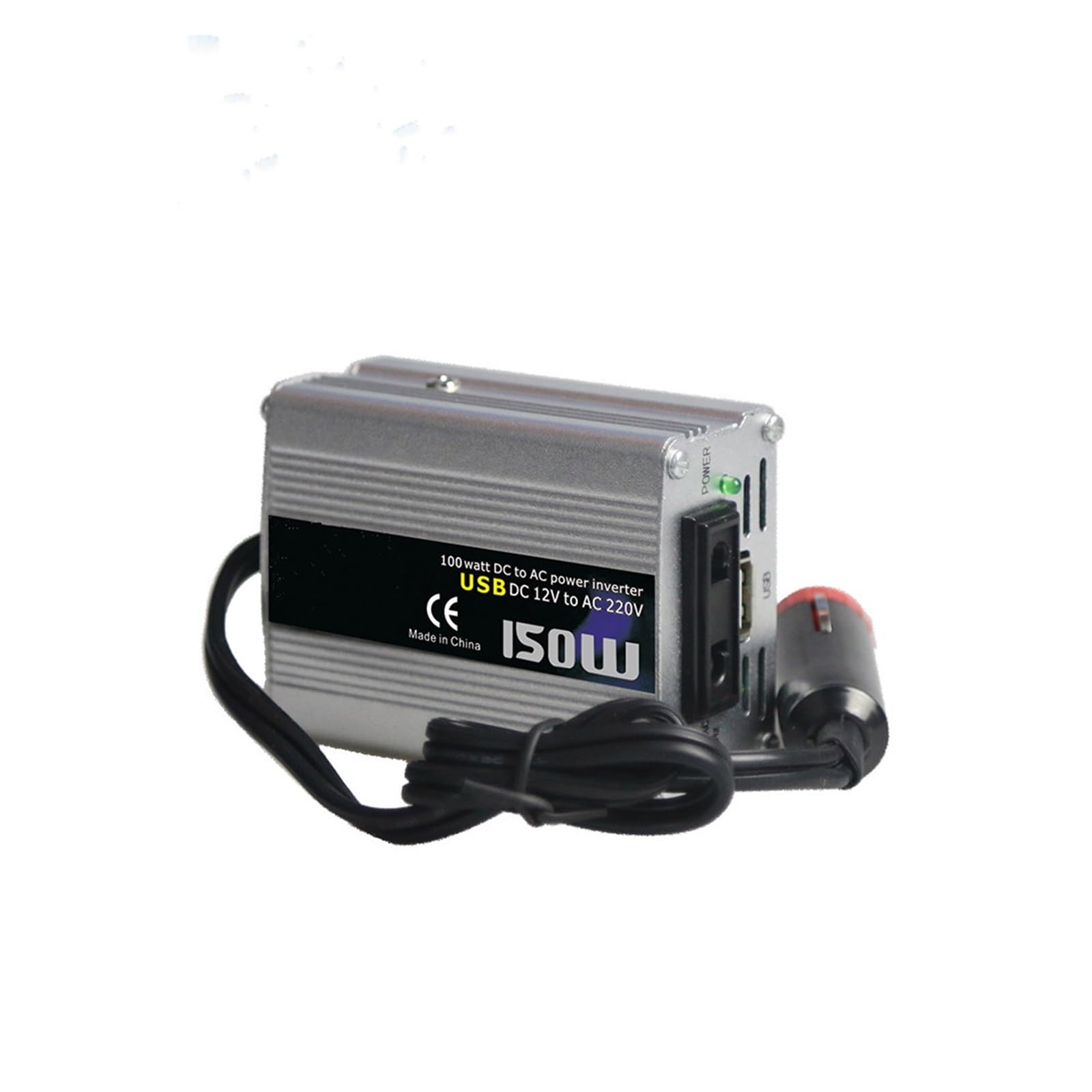 Onduleur portable de voiture 150W pour charger votre ordinateur en voyage camping car