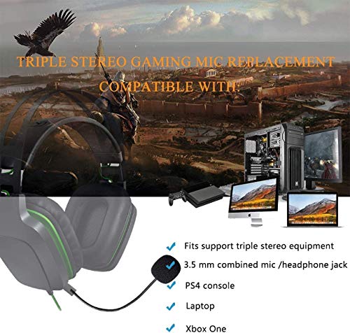 Turtle Beach Replacement Mic 3.5Mm Detachable Gaming Microphone Boom For Pdp Afterglow Ag6 Ear Force Turtle Beach Xbox One Stealth 400 420X 450 500P 520 Recon 50X 50P 50 60P #TOP5