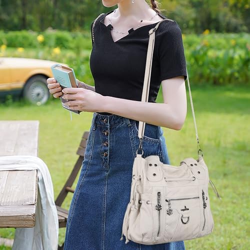 Image of Angel Kiss Hobo Bags for Women Fashion Shoulder Bag Ladies Purses and Handbags Roomy Tote Bags Purse with Crossbody Strap