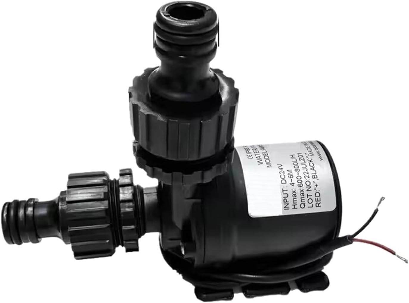 Water Pump High Pressure Solar DC12V/ 24V Lift 5M 800L/H Brushless Motor Submersible Water Pumps Quick Break Joint(24V wire Quick joint)