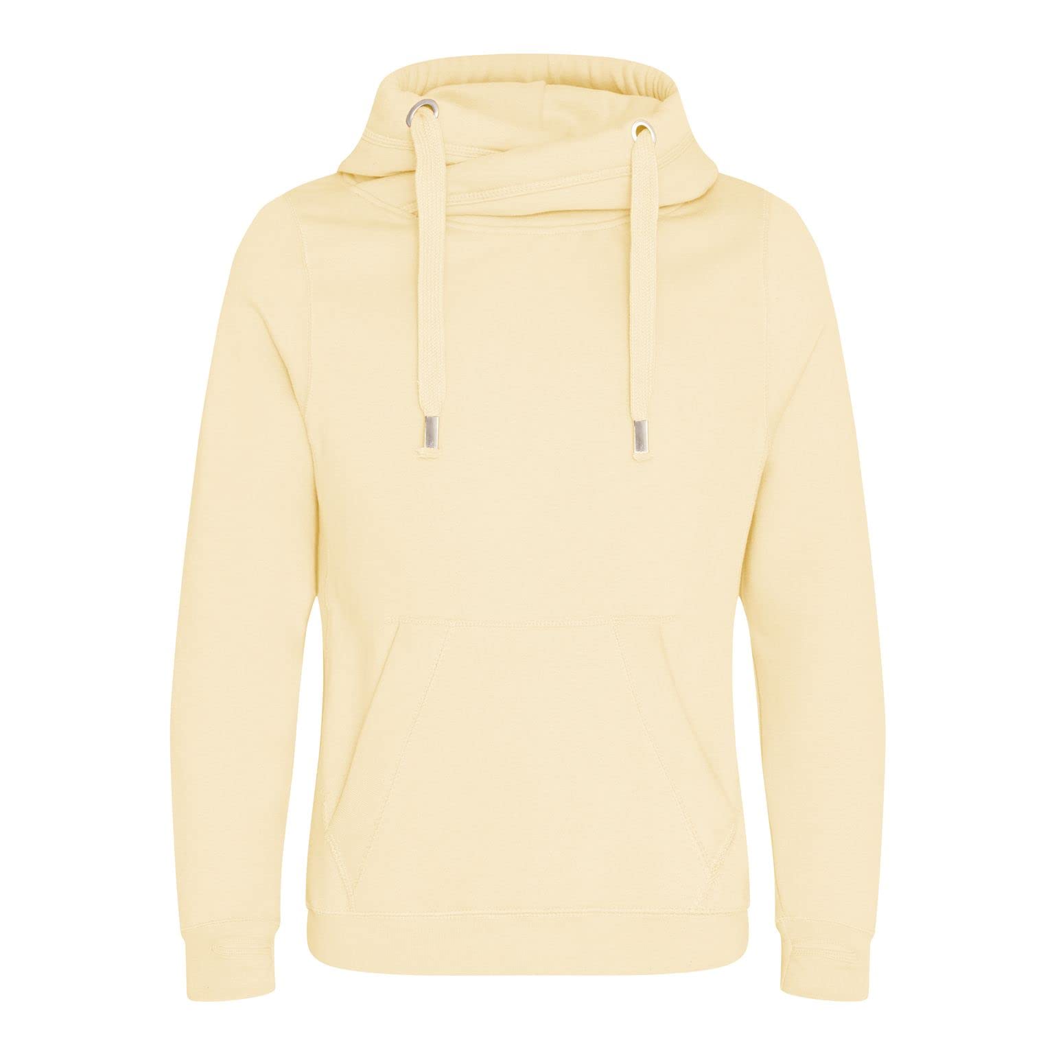 AWDis Just Hoods JH021 Unisex Cross Neck Hoodie - Vanilla Milkshake - L