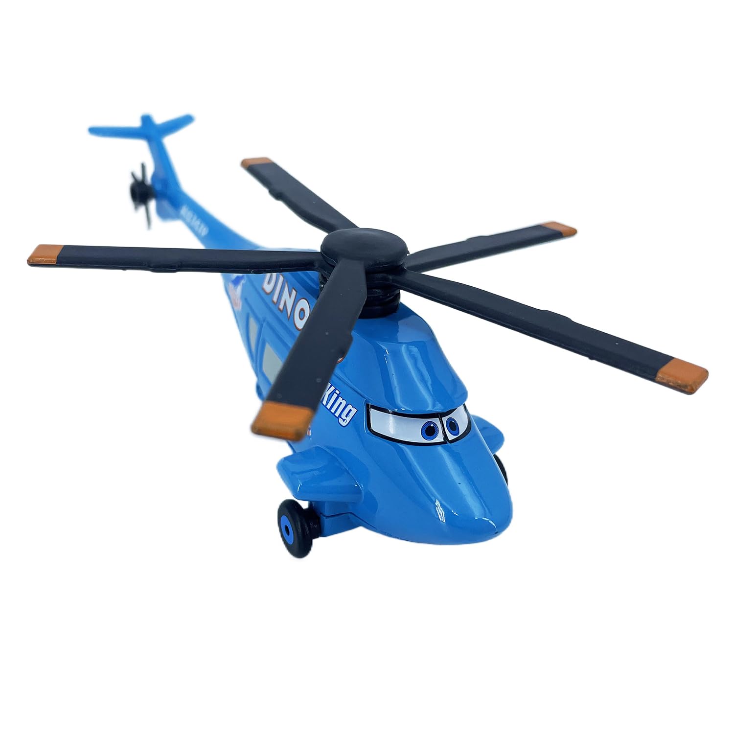 Portable Small Toy Car 1:55 Diecast Model Metal Body Racers for Preschool Kids 3+ Year Boy Gift (Blue Airplane)