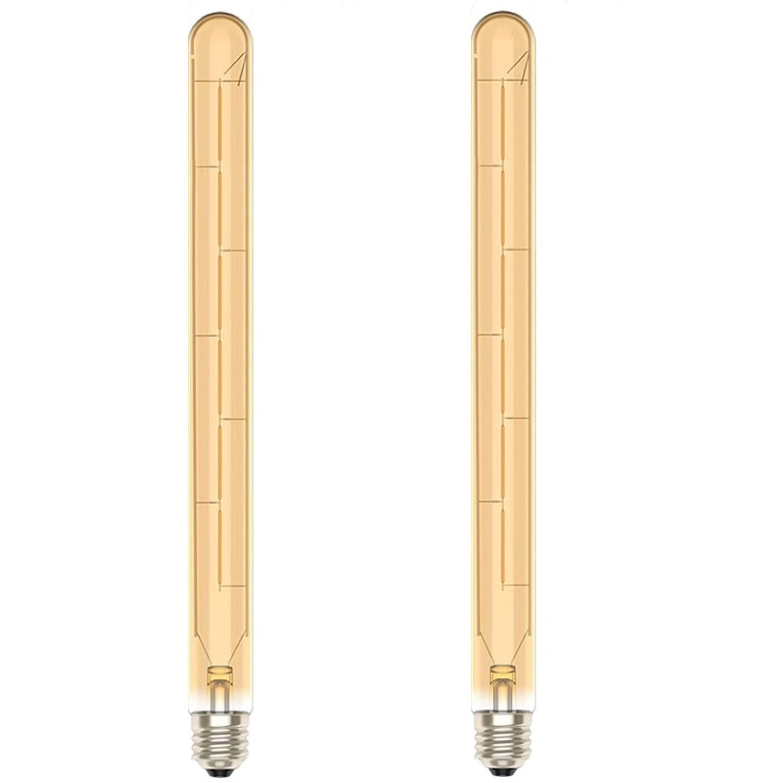 LEEVUS Vintage Edison Bulb 2Pcs Vintage Edison Led Light Lamp Led Bulb E27 220V Retro Light for Home Decoration T300 6W